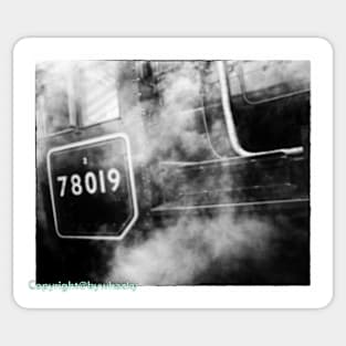 78019 gets steamed up Sticker